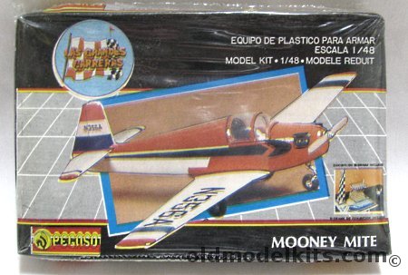 Pegaso 1/48 Mooney Mite (ex-Lindberg) with Air Race Diorama, P2010 plastic model kit